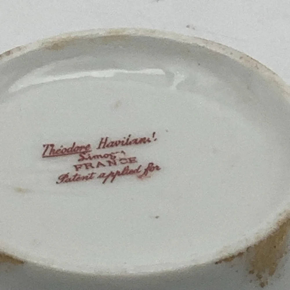 Antique Theodore Haviland Limoges France Teacup and Saucer - Picture 13 of 14